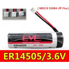 Eve ER14505 AA 3.6V 2700mAh Battery with Plug