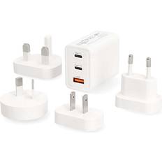 Nedis Universal Rejseadapter 65W Hvid