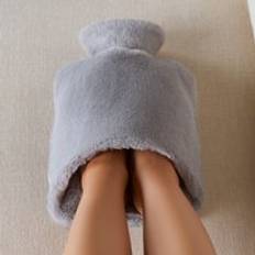 Faux Fur Hot Water Bottle Foot Warmer