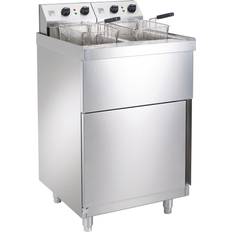 Fryers Parry Twin Tank Twin Basket Free Standing Electric Fryer NPDPF6