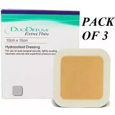 First Aid DuoDerm Extra Thin Hydrocolloid Dressing Pressure Wounds 10 x 10 cm