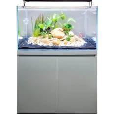 Pets Fluval Visi-White 90 Kit Aquarium and Cabinet Dusty Grey