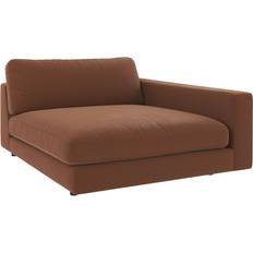 Möbler Rowico Home Duncan Tyg Rita Röd 1,5-sits Divan Höger Soffa 3-sits