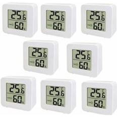 Thermometers & Weather Stations Sunflower Mini LCD Thermometer 8 Pack