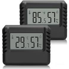 Thermometers & Weather Stations Cyslmuk Set of 2 Digital Thermometer Black
