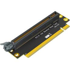 Controller Cards Tauoh PCI-E 16X 3.0 90 Degree Reverse Male to Female Riser Card