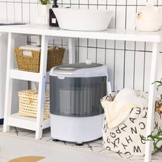Washing Machines Hivvago Portable Mini Washing Machine Semi-Automatic Washer and Spinner Combo