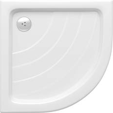 Hill Ceramic Ravak Duschkar Ronda LA 90x90 Rund Vit Blank