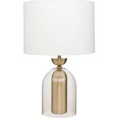 Fifty Five South Glass And Brass Finish One Size Table Lamp