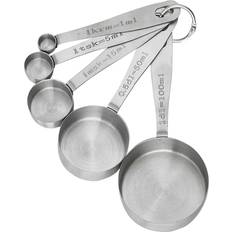 Rustfrit stål Måleskeer Dorre Measuring Cups Myah Silver 5 Dele Måleske 5stk