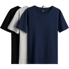 H&M Blå 3-pack T-shirt 134/140 8-10Y