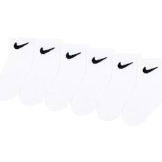 Nike Solid Kids' Quarter Ankle Socks Pack Boy's White 12-24 Months Socks Ankle Athletic