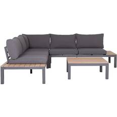 Sunfun Loungeset Utemöbler Sunfun Soffgrupp Ljusterö Aluminium Svart Loungeset, 1 Bord inkl. 1 Soffor