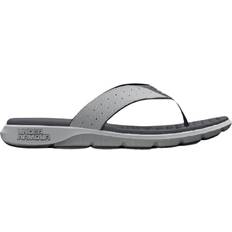 Under Armour Ignite Thong Sandals for Men Mod Gray/Pitch Gray/Mod Gray 10M
