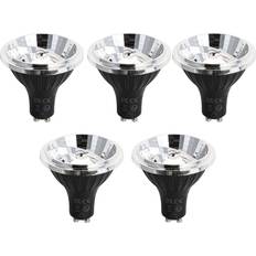 Luedd Sæt Af 5 GU10 3-Trins Dæmpbar LED Pære 70 mm 6,5 W 600 LM 3000K
