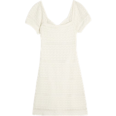 Hollister Women's Short-Sleeve Twist Back Mini Dress