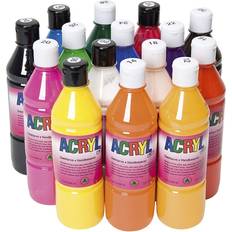 Creativ Company Acrylmaling Blank 500Ml 15Ass. I Papkasse