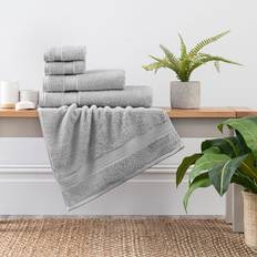 Dunelm Clearance Bath Towel Silver (170x90cm)