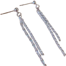 Shein Starry Sky Long Tassel Earrings With Unique & Premium Design For Women's Fashion Elegance