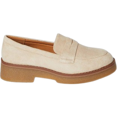 Oasis Beige Loafers Womens Casual Flats