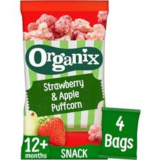 Organix Strawberry & Apple Puffcorn 40g (4 x 10g) 10g 4pack