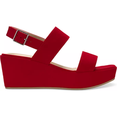 Style & Co Women's Ardenn Double-Strap Wedge Sandals, Created for Macy's New Red Mc (5.5M)