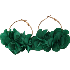 Shein pair Beautiful Circle And Creative Flower Earrings Fashionable Party Accessories