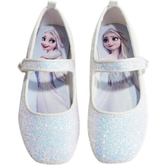 Polyuretan Ballerinaskor Barnskor H&M Glittriga Mary Janes - Vit