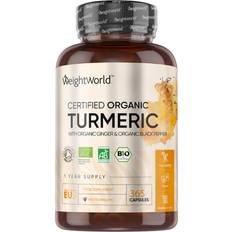 Maxmedix Curcuma Biologica Con Piperina E Zenzero - 505 mg 365 Capsule 365 pcs