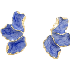 Blue Earrings Shein Elegant Flower Earrings For Women