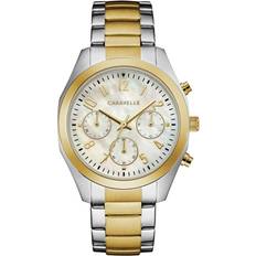 Bulova 45L169 Caravelle Hvid/Gul guldtonet Ø36 mm