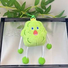 Shout Watermelon Gold Keychain Plush Colorful Vegetable Keychain - Aroma