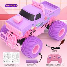 Maxpower Barbie RC Car Pink Pickup Truck