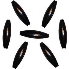 Darice 144 Black Opaque Spaghetti Beads