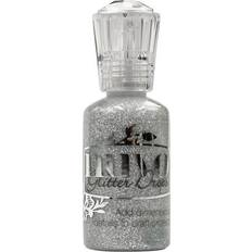 NuVo Glitter Drops Silver Moondust 756n