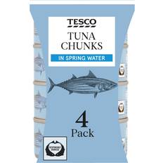 Tesco Tuna Chunks In Spring Water 4 x 145G 145g 4pcs 1pack