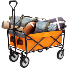 Utility Wagons Earth & Table Foldable Wagon Cart with Strapping System 360lbs