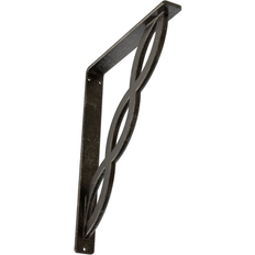 Moulding & Millwork Ekena Millwork 1 1/2 W x 10 D x 12 H Loera Wrought Iron Bracket