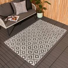OHS Outdoor Geo White, Grey 80x150cm