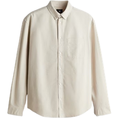 H&M Regular Fit Oxford Shirt - Beige