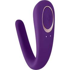 Sexleksaker Satisfyer Double Classic Vattentät Parvibrator Lila
