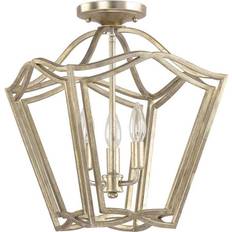 Capital Lighting Foyer 3 Light Foyer Winter Gold Pendant Lamp