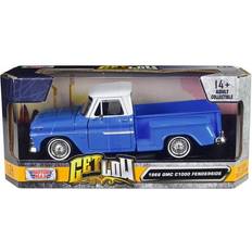 Scale Models & Model Kits Motormax 1966 GMC C1000 Fenderside Pickup Truck Lowrider 1-24 Scale Diecast Model Car