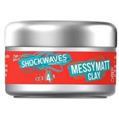 Wella Hair Waxes Wella Shockwaves Messy Matt Clay 75ml