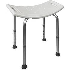 Duschstol Aluminium Justerbar Höjd Halkfria Dynor
