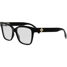 Unisex Black 55 mm Diamonds Glasses