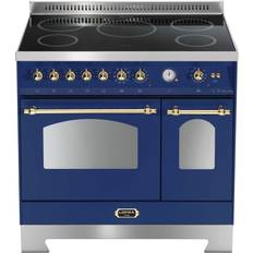 90cm - Elugnar Spisar Lofra Dolce Vita 90 cm Induktion 2 Ugnar Blå/Mässing