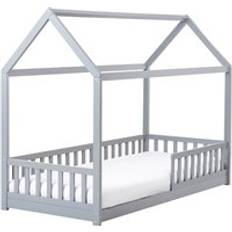 Beliani Kids Bed House Shaped Single Frame with Slats