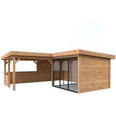 Carportar Palmako Lenna 24.9 m2 Set 409 Slide BNDIP (Byggnadsarea )