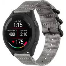 INF Nylon Uhrenarmband für Garmin Forerunner 965/955/945/935/255/265 Grau 22 mm